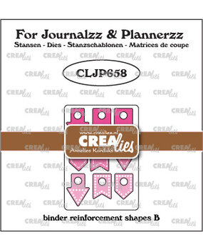 Crealies For Journalzz & Plannerzz Stansen Gaatjesverstevigers B (CLJP658)