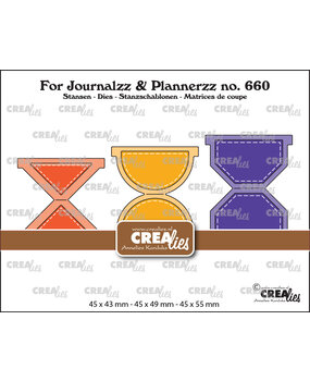 Crealies For Journalzz & Plannerzz Dies Tabs Set A (CLJP660)