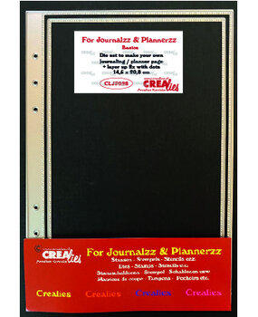 Crealies For Journalzz & Plannerzz Dies Journaling/Planner Page + Layer Up w/ Dots (CLJP998)