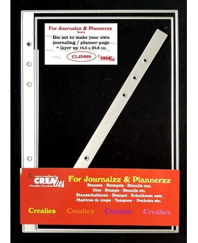 Crealies For Journalzz & Plannerzz Stansen Journaling/Planner Pagina + Extra Laag (CLJP999)