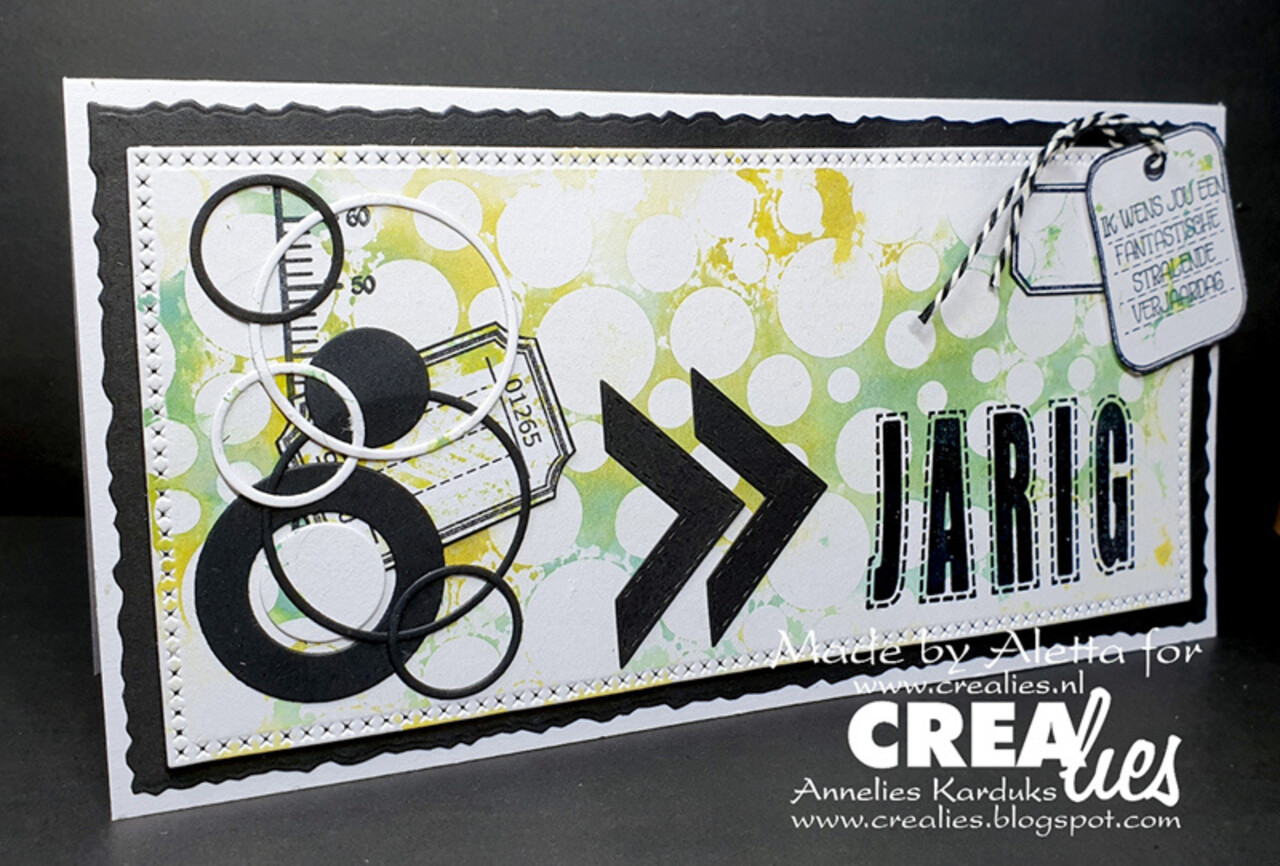 Crealies For Journalzz & Plannerzz Stempels Alfies 03 (CLJP294)