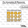 Crealies For Journalzz & Plannerzz Stansen No. 12 Gaatjesverstevigers (CLJP650) Crealies For Journalzz & Plannerzz Stansen No. 12 Gaatjesverstevigers (CLJP650)