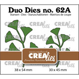 Crealies Duo Dies No. 62A Leaves 14 Mirror Image (CLDD62A)