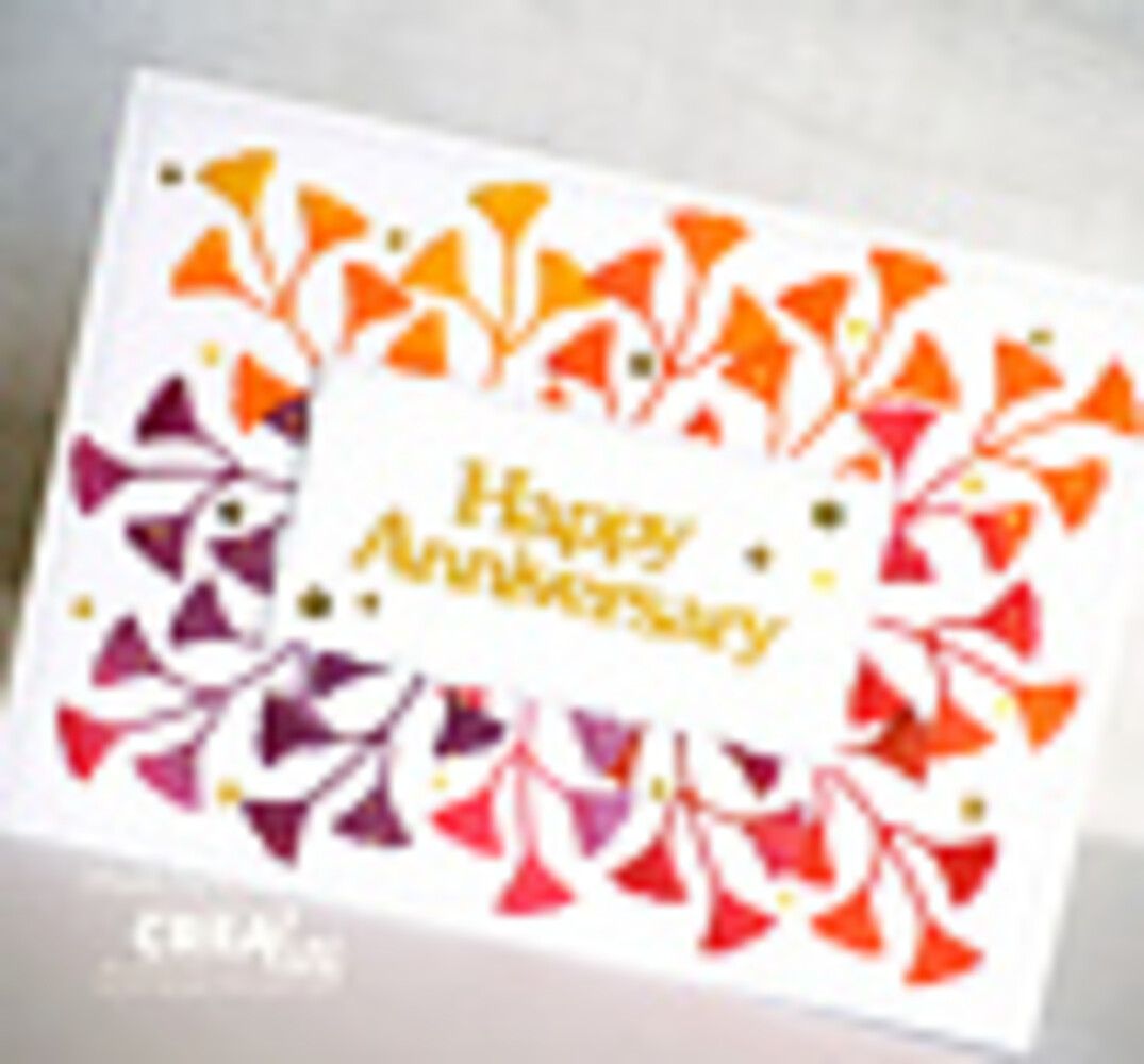 Crealies Duo Dies No. 62A Leaves 14 Mirror Image (CLDD62A)