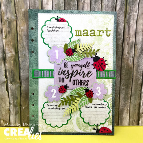 Crealies Duo Stansen No. 68 Blaadjes 19 Open + Dichte (CLDD68)