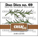 Crealies Duo Stansen No. 69 Takken A, Klein (CLDD69)