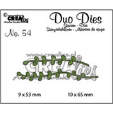 Crealies Duo Stansen No. 54 Blaadjes 9 (CLDD54)