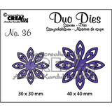 Crealies Duo Dies No. 36 Flowers 18 (CLDD36)