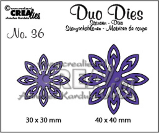 Crealies Duo Stansen No. 36 Bloemen 18 (CLDD36) Crealies Duo Stansen No. 36 Bloemen 18 (CLDD36)