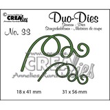 Crealies Duo Dies No. 33 Leaves 3 (CLDD33)