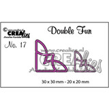 Crealies Double Fun Stansen No. 17 Hoekjes 3 (CLDF17)