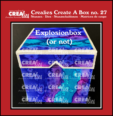 Crealies Create A Box Stansen No. 27 Explosion (Or Not) Box (CCAB27)