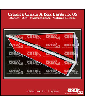 Crealies Create A Box Large Stansen No. 5 Taartpunt Groot (CCABL05)