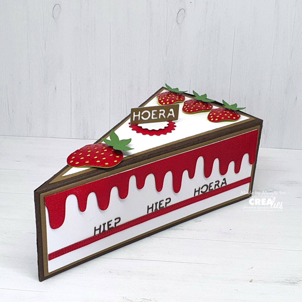 Crealies Create A Box Large Dies No. 5 Piece of Cake Large (CCABL05)