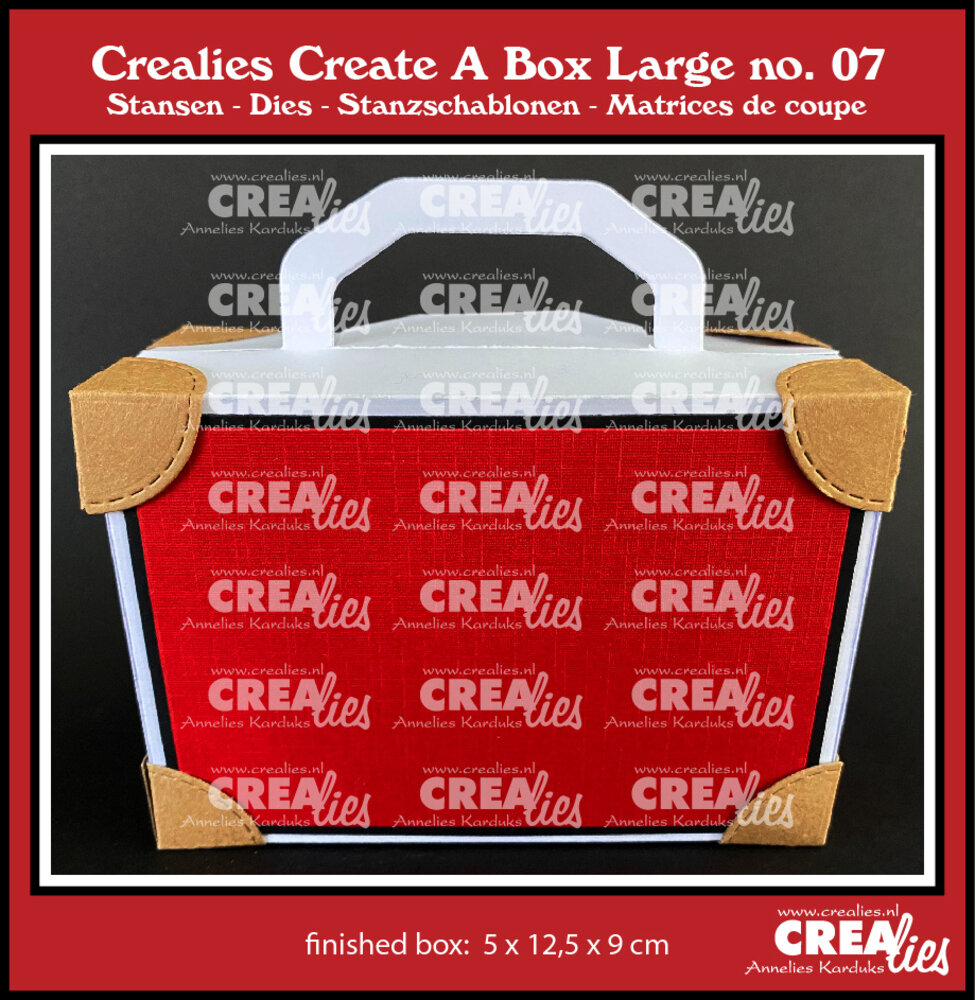 Crealies Create A Box Large Dies No. 7 Suitcase Large (CCABL07)