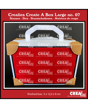 Crealies Create A Box Large Stansen No. 7 Koffer Groot (CCABL07)