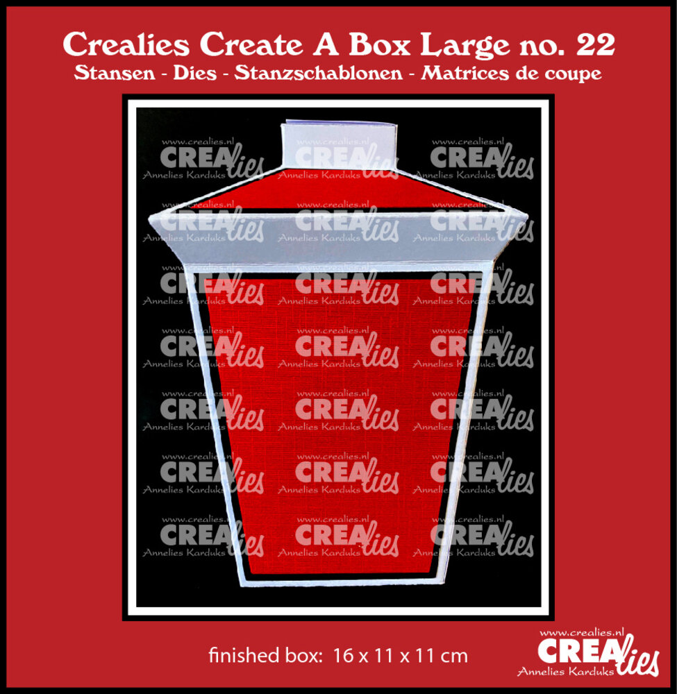 Crealies Create A Box Large Stansen No. 22 Lantaarn Groot (CCABL22) Crealies Create A Box Large Stansen No. 22 Lantaarn Groot (CCABL22)