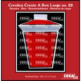 Crealies Create A Box Large Stansen No. 22 Lantaarn Groot (CCABL22)