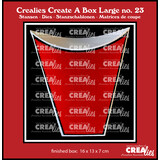 Crealies Create A Box Large Stansen No. 23 Staande Kussendoos Groot (CCABL23)