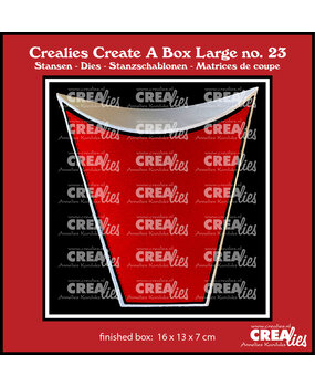 Crealies Create A Box Large Stansen No. 23 Staande Kussendoos Groot (CCABL23)