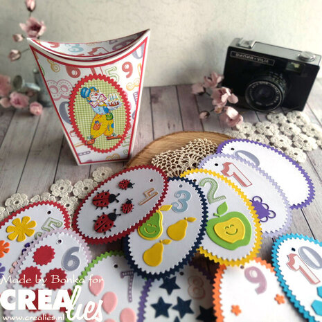 Crealies Create A Box Large Dies No. 23 Standing Pillowbox Large (CCABL23)