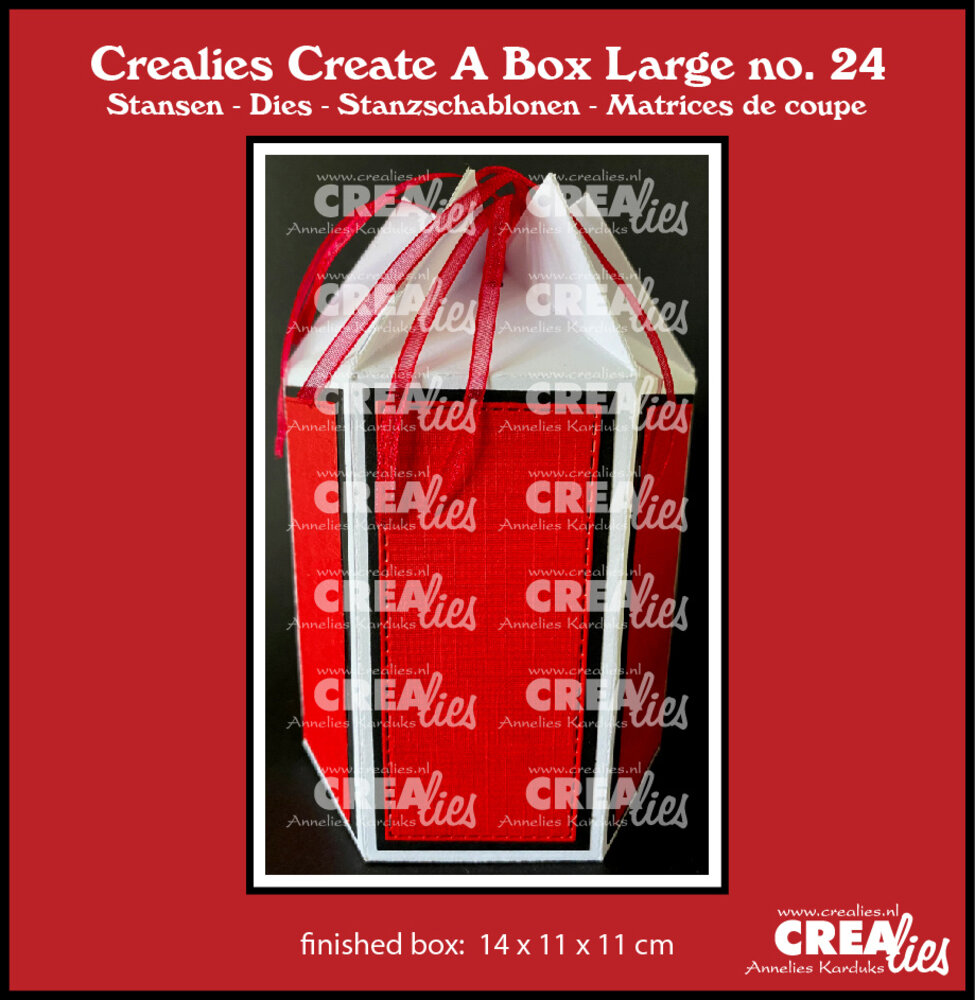 Crealies Create A Box Large Dies No. 24 Hexagon Box Large (CCABL24) Crealies Create A Box Large Dies No. 24 Hexagon Box Large (CCABL24)