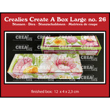 Crealies Create A Box Large Stansen No. 26 Waxinelichtjes Doos (CCABL26)