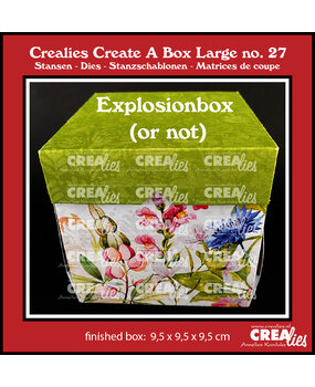 Crealies Create A Box Large Stansen No. 27 Explosion (Or Not) Box Groot (CCABL27)