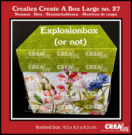 Crealies Create A Box Large Dies No. 27 Explosion (Or Not) Box Large (CCABL27) Crealies Create A Box Large Dies No. 27 Explosion (Or Not) Box Large (CCABL27)