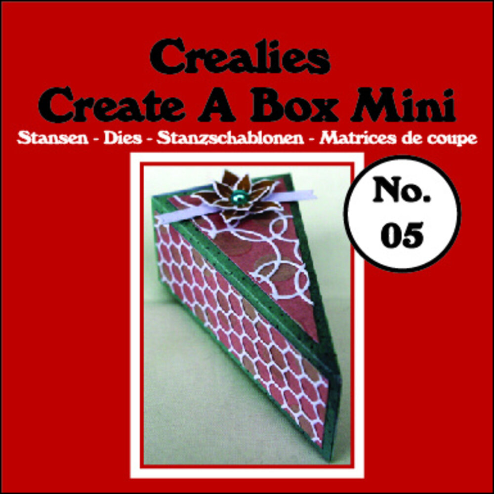 Crealies Create A Box Mini Dies No. 05 Piece of Cake (CCABM05)