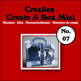 Crealies Create A Box Mini Dies No. 07 Suitcase Large (CCABM07)