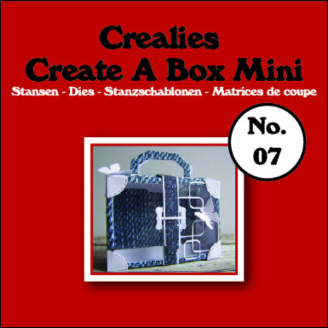 Crealies Create A Box Mini Dies No. 07 Suitcase Large (CCABM07) Crealies Create A Box Mini Dies No. 07 Suitcase Large (CCABM07)