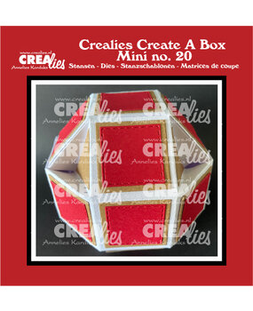 Crealies Create A Box Mini Dies No. 20 Disco Ball Box Mini (CCABM20)