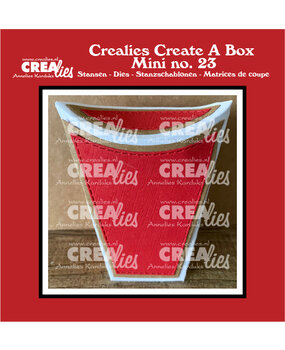 Crealies Create A Box Mini Dies No. 23 Standing Pillowbox Mini (CCABM23)