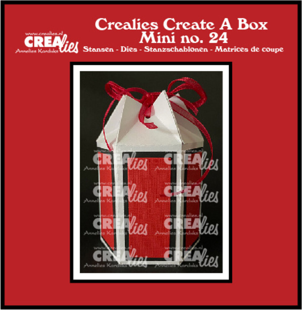 Crealies Create A Box Mini Stansen No. 24 Zeshoek Doos Mini (CCABM24) Crealies Create A Box Mini Stansen No. 24 Zeshoek Doos Mini (CCABM24)