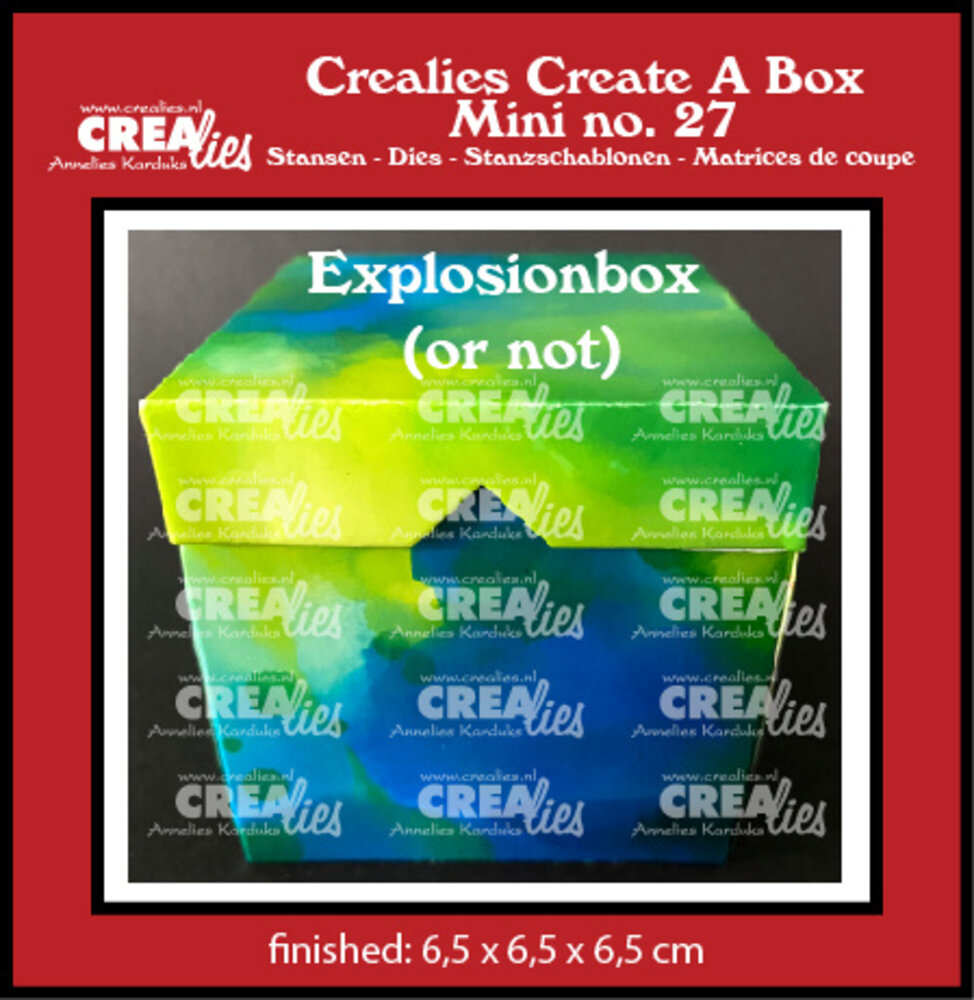 Crealies Create A Box Mini Dies No. 27 Explosion (Or Not) Box Mini (CCABM27)