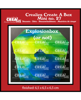 Crealies Create A Box Mini Stansen No. 27 Explosion (Or Not) Box Mini (CCABM27)