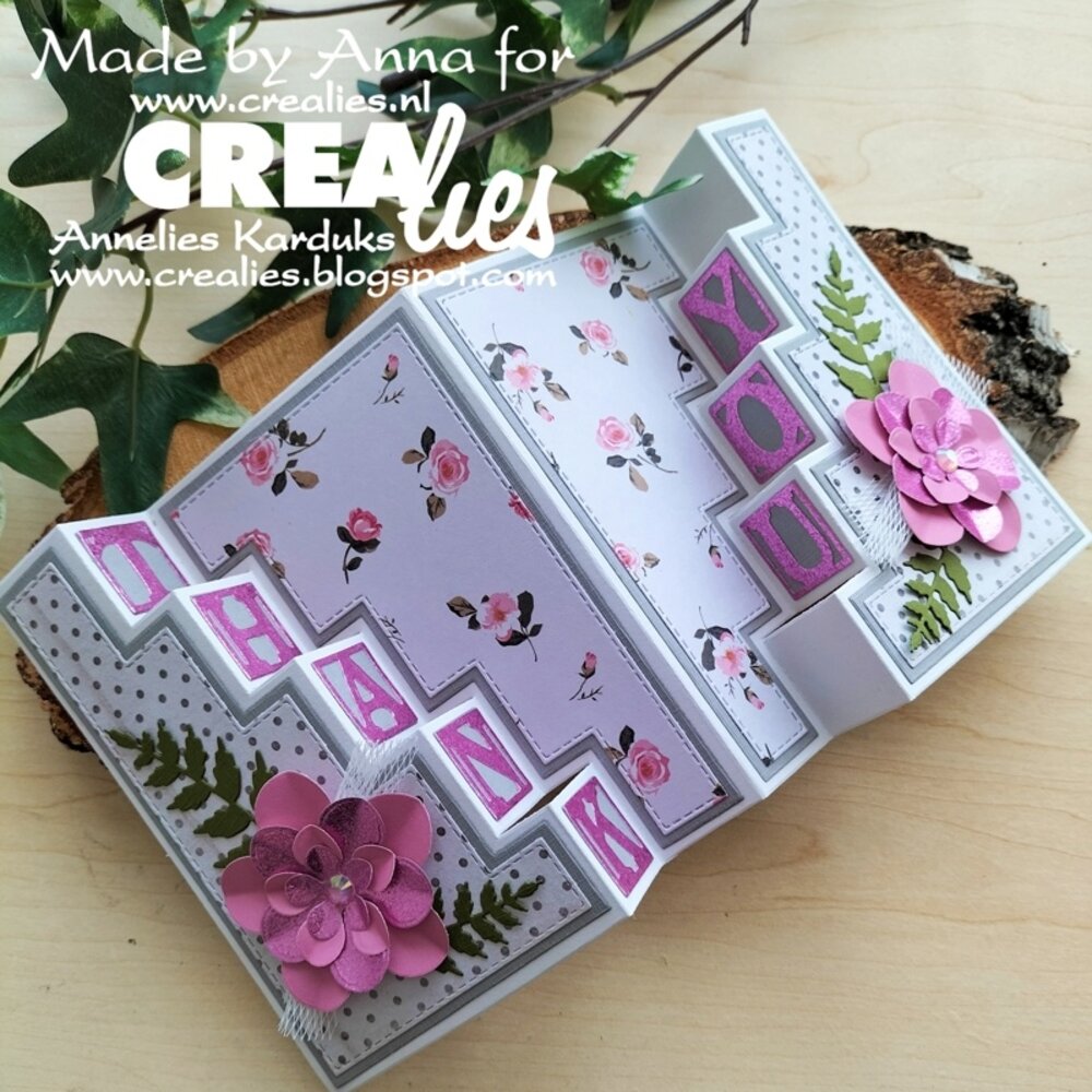 Crealies Alfies Stansenset No. 6 Alfabet In Vierkantjes (CLALF06)