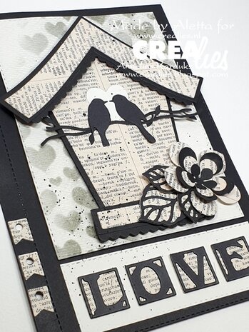 Crealies Alfies Stansenset No. 6 Alfabet In Vierkantjes (CLALF06)