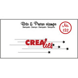 Crealies Bits & Pieces Stamps No. 132 Hanging Stars (CLBP132)