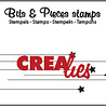 Crealies Bits & Pieces Stempels No. 132 Hangende Sterretjes (CLBP132)