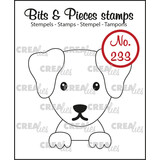 Crealies Bits & Pieces Stamps No. 233 Hond (CLBP233)