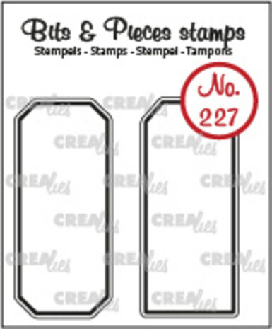 Crealies Bits & Pieces Stempels No. 227 Labels (CLBP227)