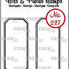 Crealies Bits & Pieces Stamps No. 227 Tag (CLBP227) Crealies Bits & Pieces Stamps No. 227 Tag (CLBP227)