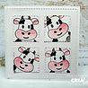 Crealies Bits & Pieces Stamps No. 249 Cow (CLBP249)