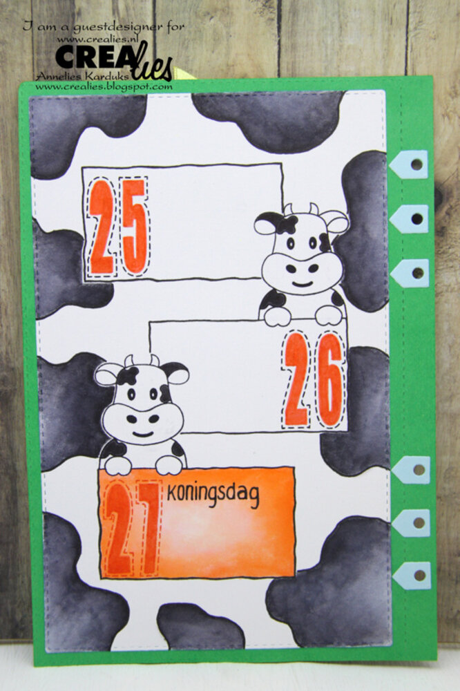 Crealies Bits & Pieces Stempels No. 249 Koe (CLBP249)