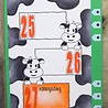 Crealies Bits & Pieces Stamps No. 249 Cow (CLBP249)