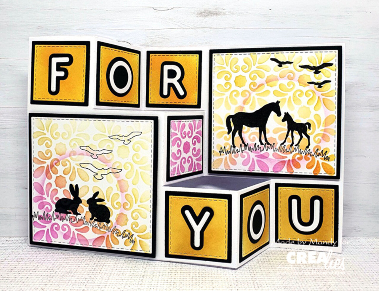 Crealies Bits & Pieces Stempels No. 247 Gras Gebogen En Recht (CLBP247)