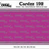 Crealies Cardzz Stansen No. 192 Slimline L Met Kleine Vierkantjes (CLCZ192)