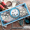 Crealies Cardzz Stansen No. 192 Slimline L Met Kleine Vierkantjes (CLCZ192)